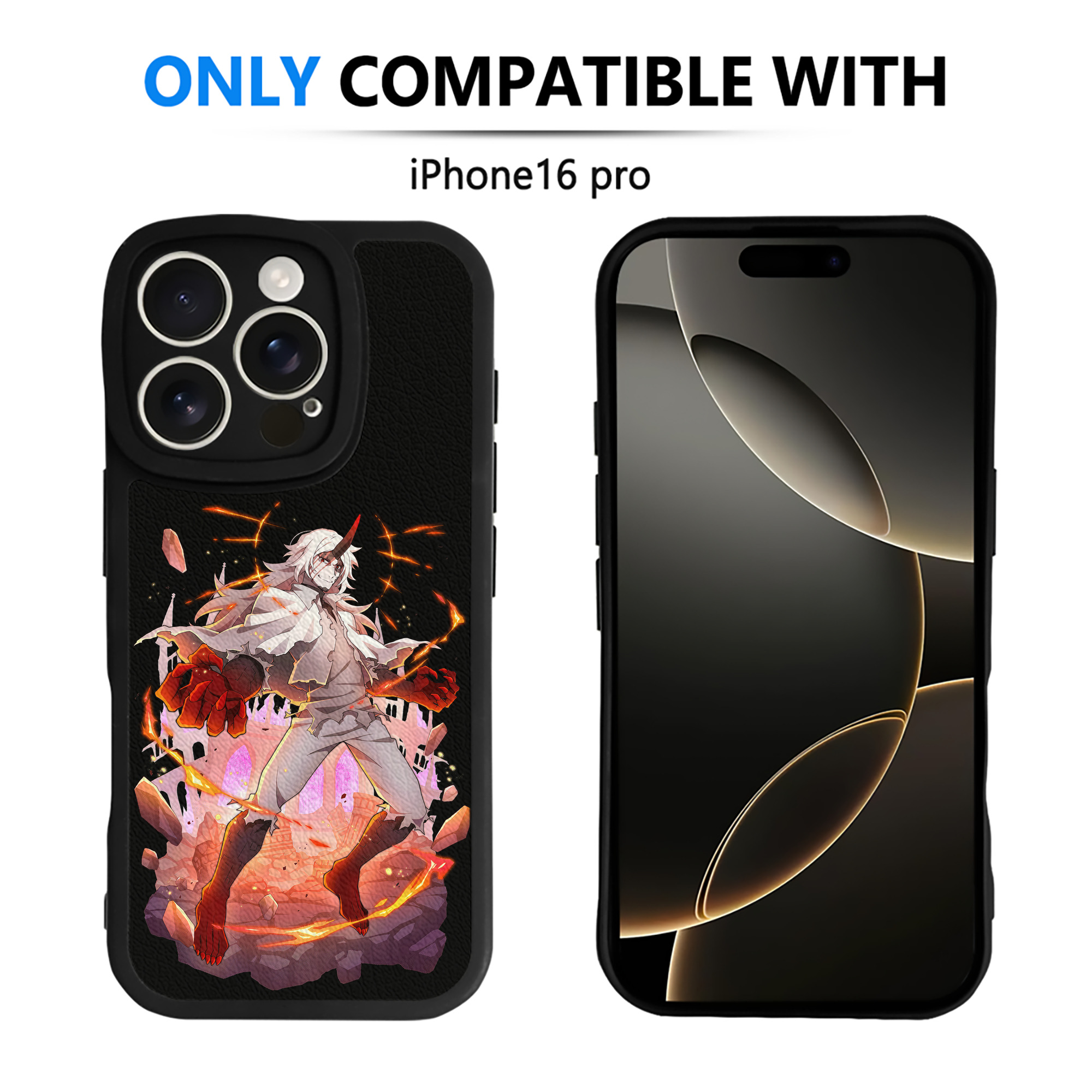 （画像用） 文豪ストレイドッグス Bungo Stray Dogs 【iPhone 16シリーズ対応】シリコンスマホケース（レザー調） 材質：シリコン